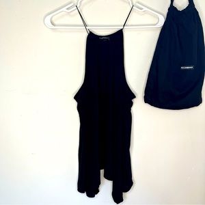 Express Black Sleeveless Tank Top Spaghetti Strap Size Medium